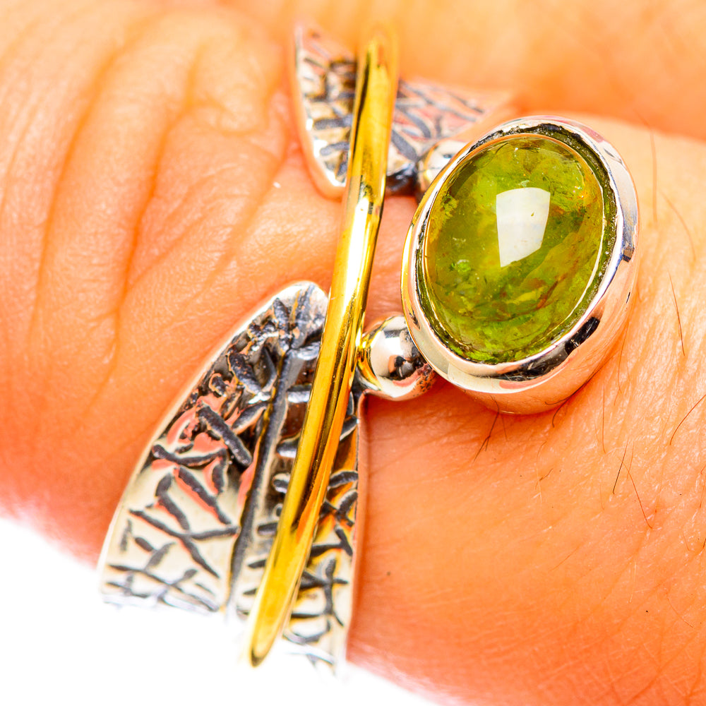Peridot Rings handcrafted by Anasilvercos - RING122405