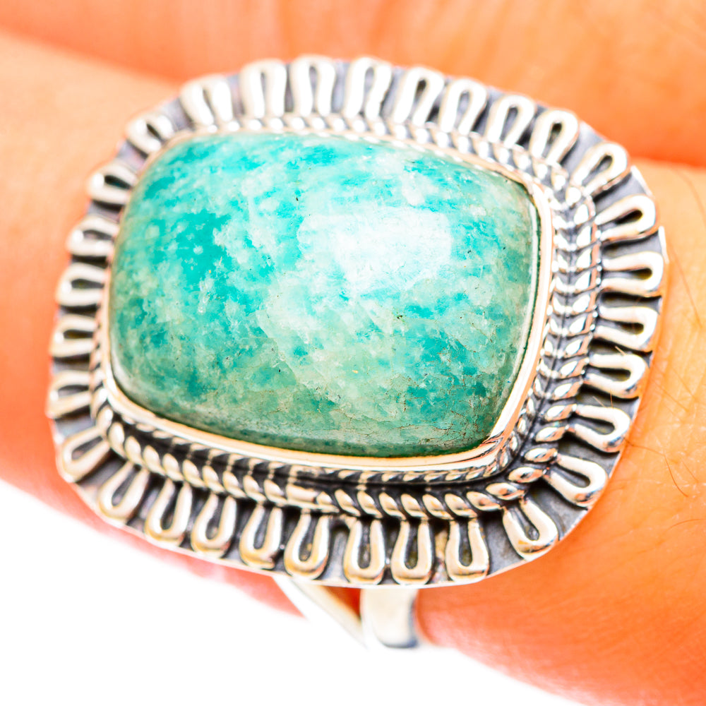 Amazonite Rings handcrafted by Anasilvercos - RING122407