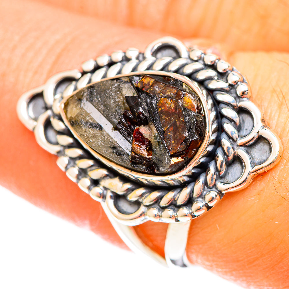 Astrophyllite Rings handcrafted by Anasilvercos - RING122410