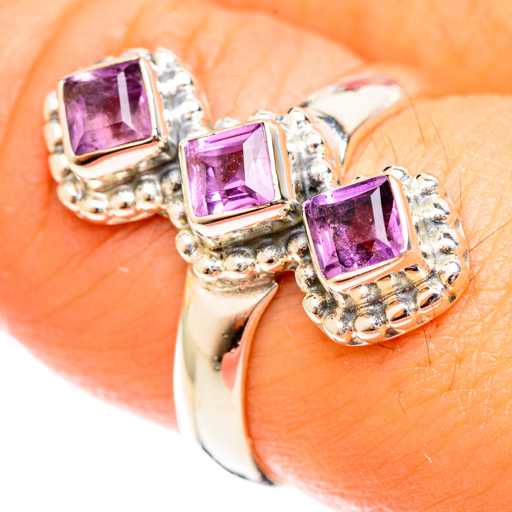Amethyst Rings handcrafted by Anasilvercos - RING122412