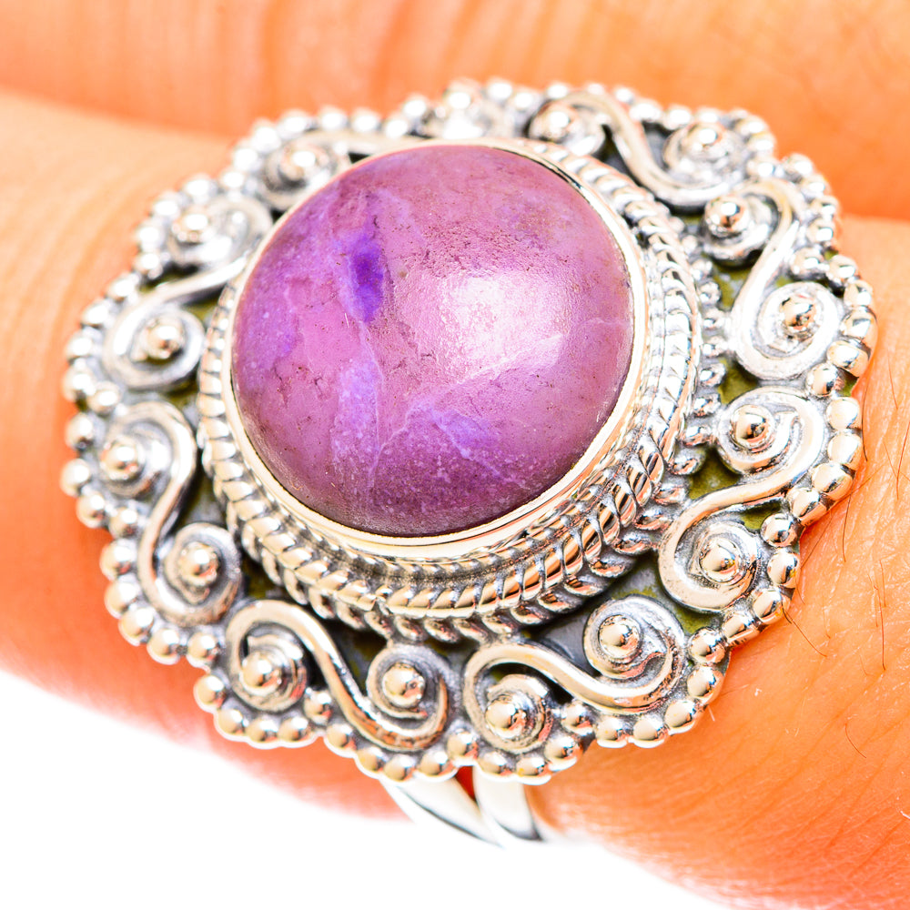 Phosphosiderite Rings handcrafted by Anasilvercos - RING122431