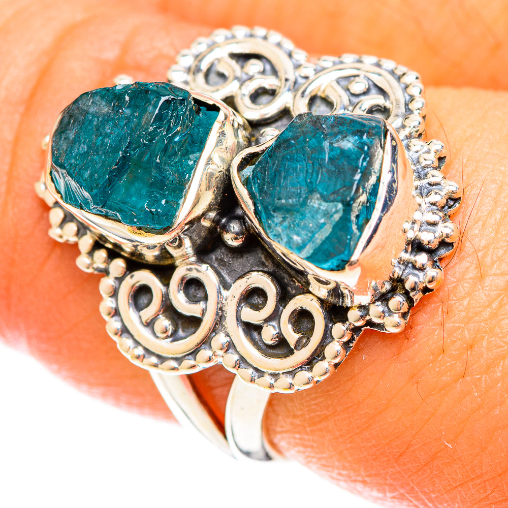 Apatite Rings handcrafted by Anasilvercos - RING122435