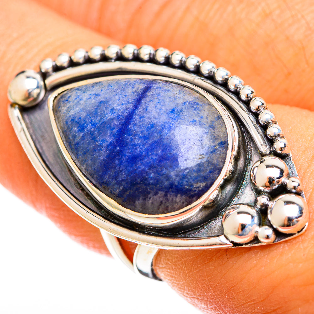 Sodalite Rings handcrafted by Anasilvercos - RING122467