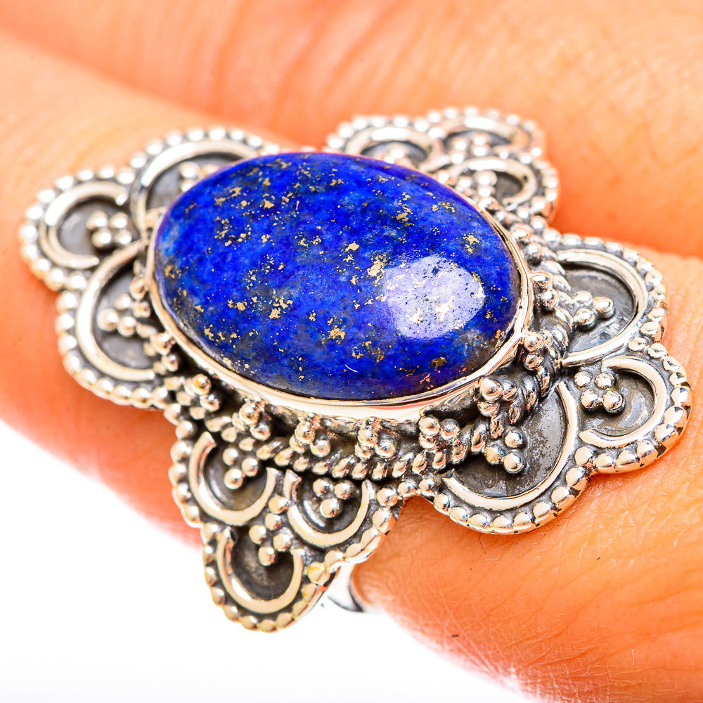 Lapis Lazuli Rings handcrafted by Anasilvercos - RING122472