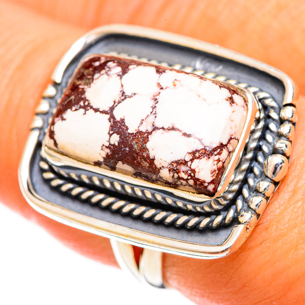 Wild Horse Jasper Rings handcrafted by Anasilvercos - RING122520