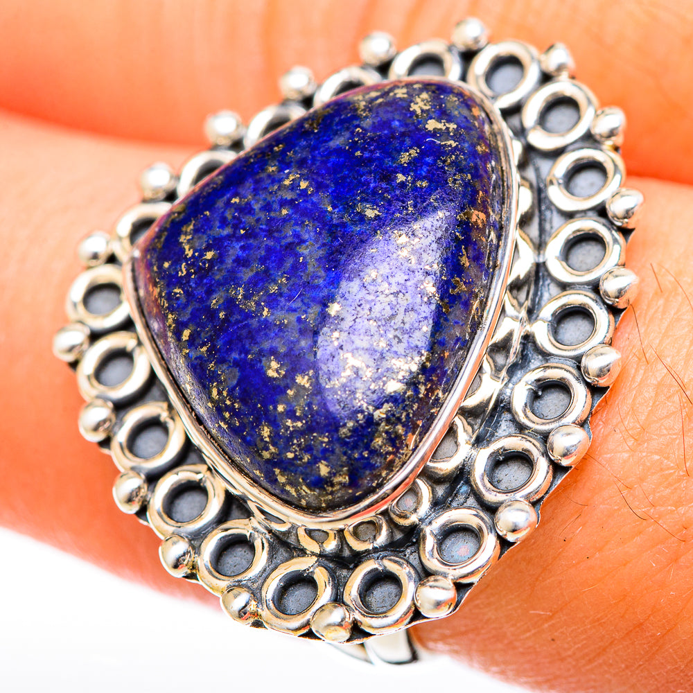 Lapis Lazuli Rings handcrafted by Anasilvercos - RING122577