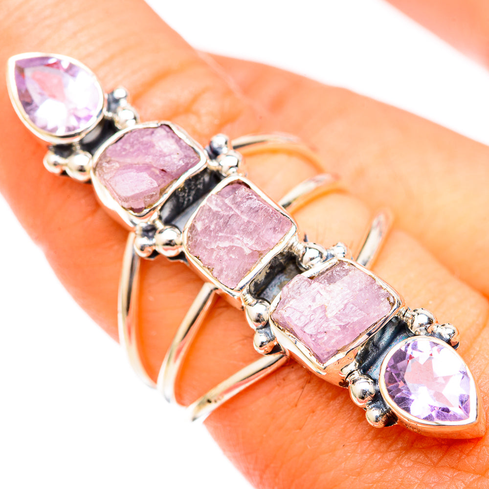 Kunzite Rings handcrafted by Anasilvercos - RING122590