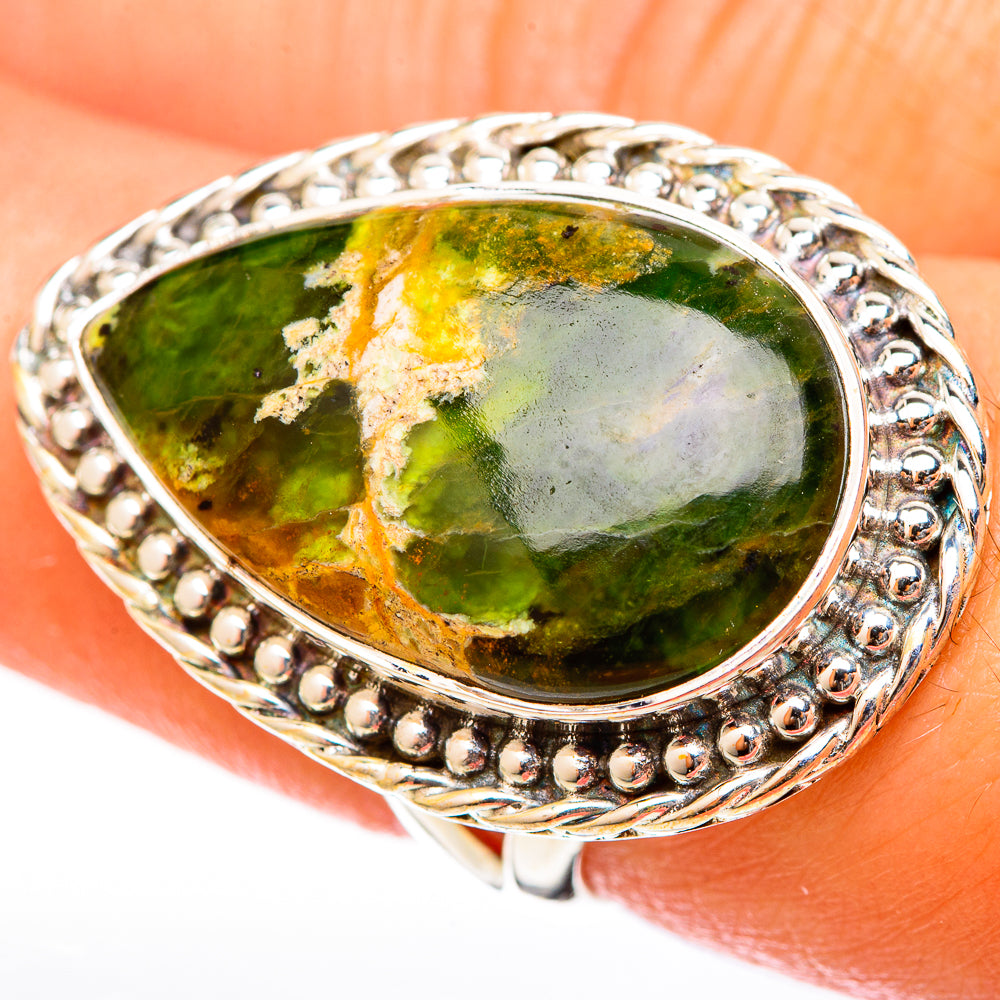 Ocean Jasper Rings handcrafted by Anasilvercos - RING122641