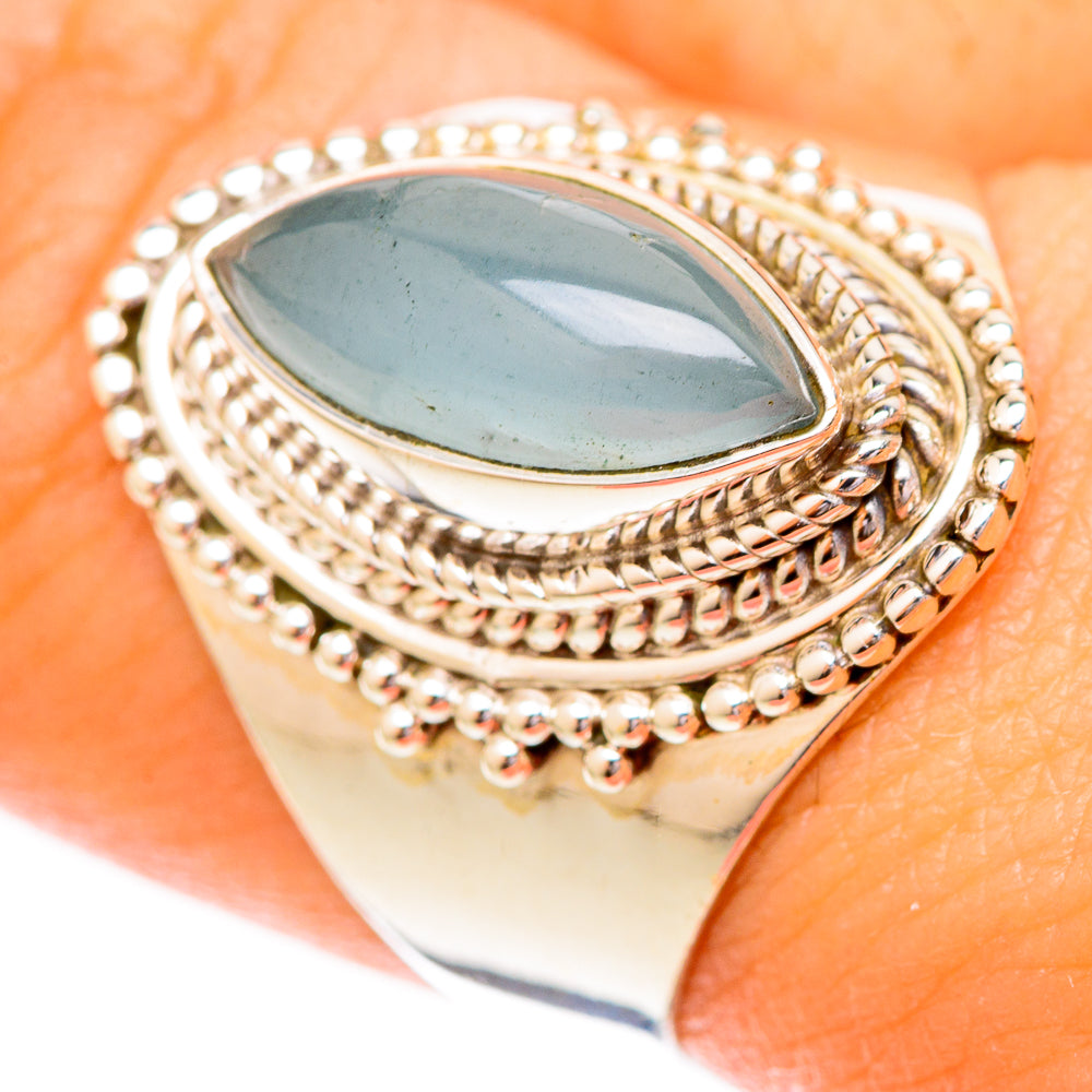 Aquamarine Rings handcrafted by Anasilvercos - RING122717