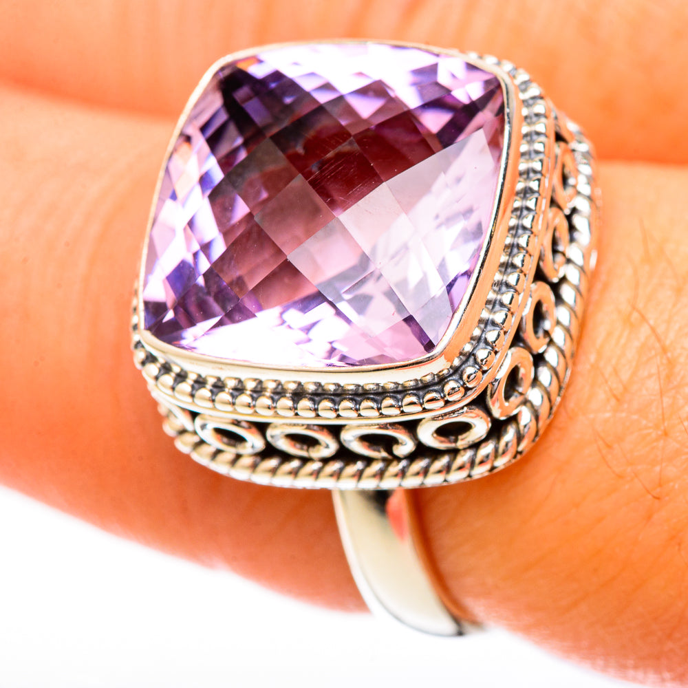 Amethyst Rings handcrafted by Anasilvercos - RING122738