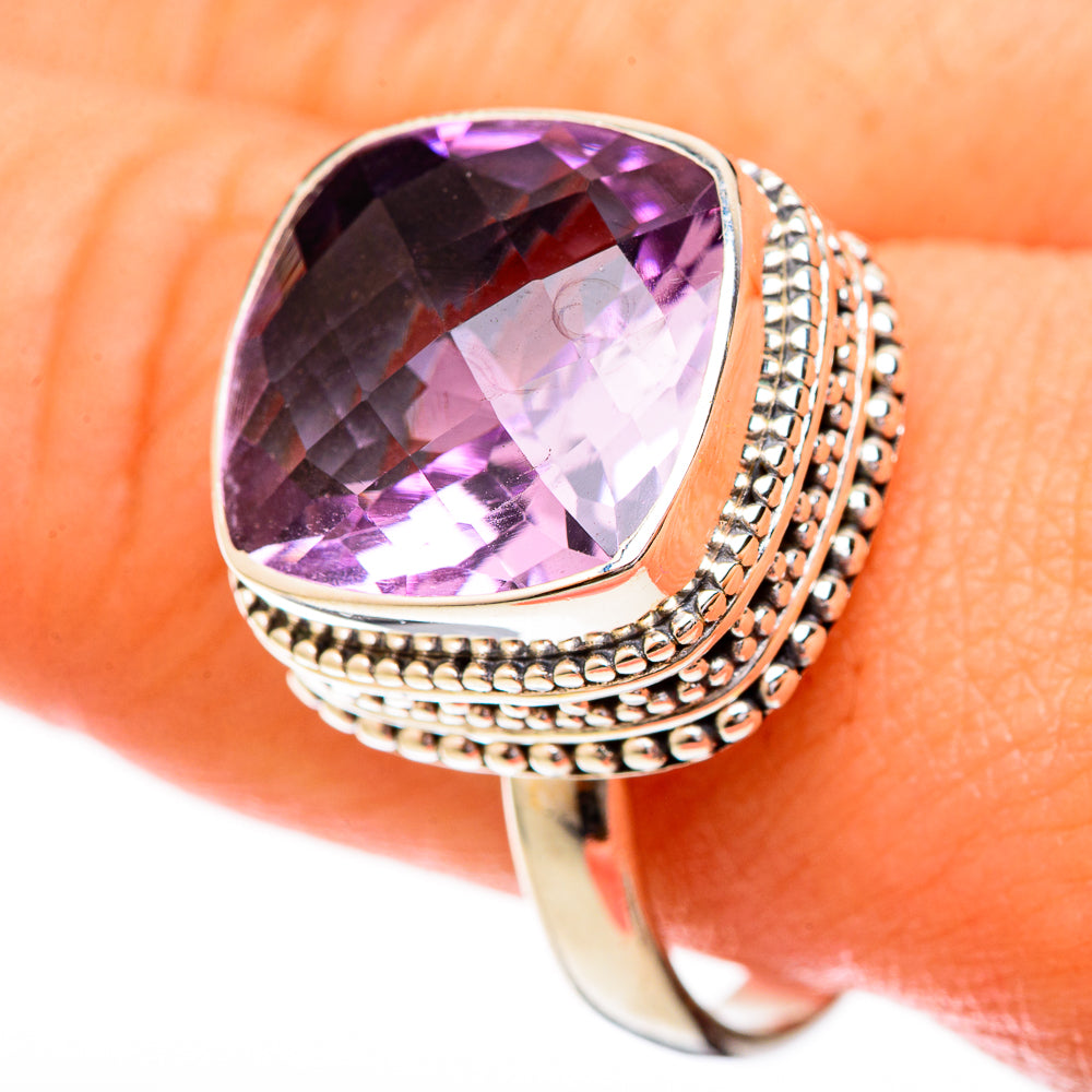 Amethyst Rings handcrafted by Anasilvercos - RING122757
