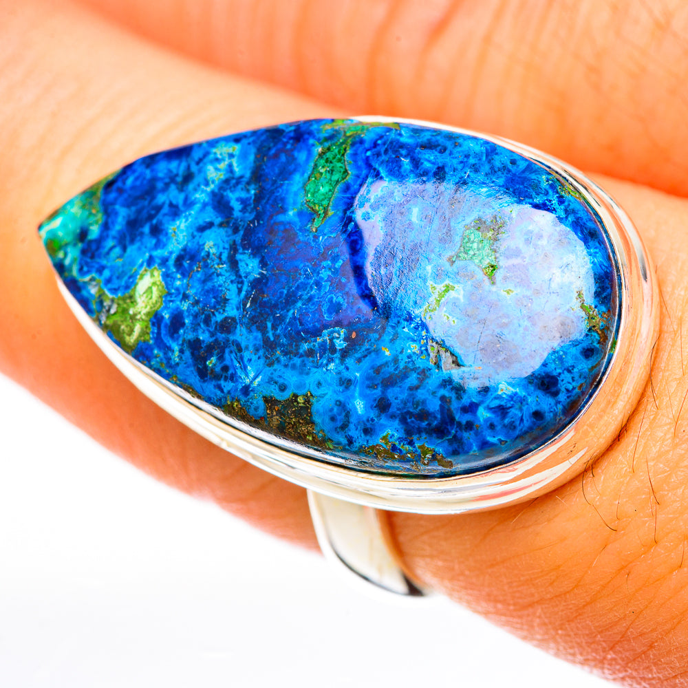 Azurite Rings handcrafted by Anasilvercos - RING122778