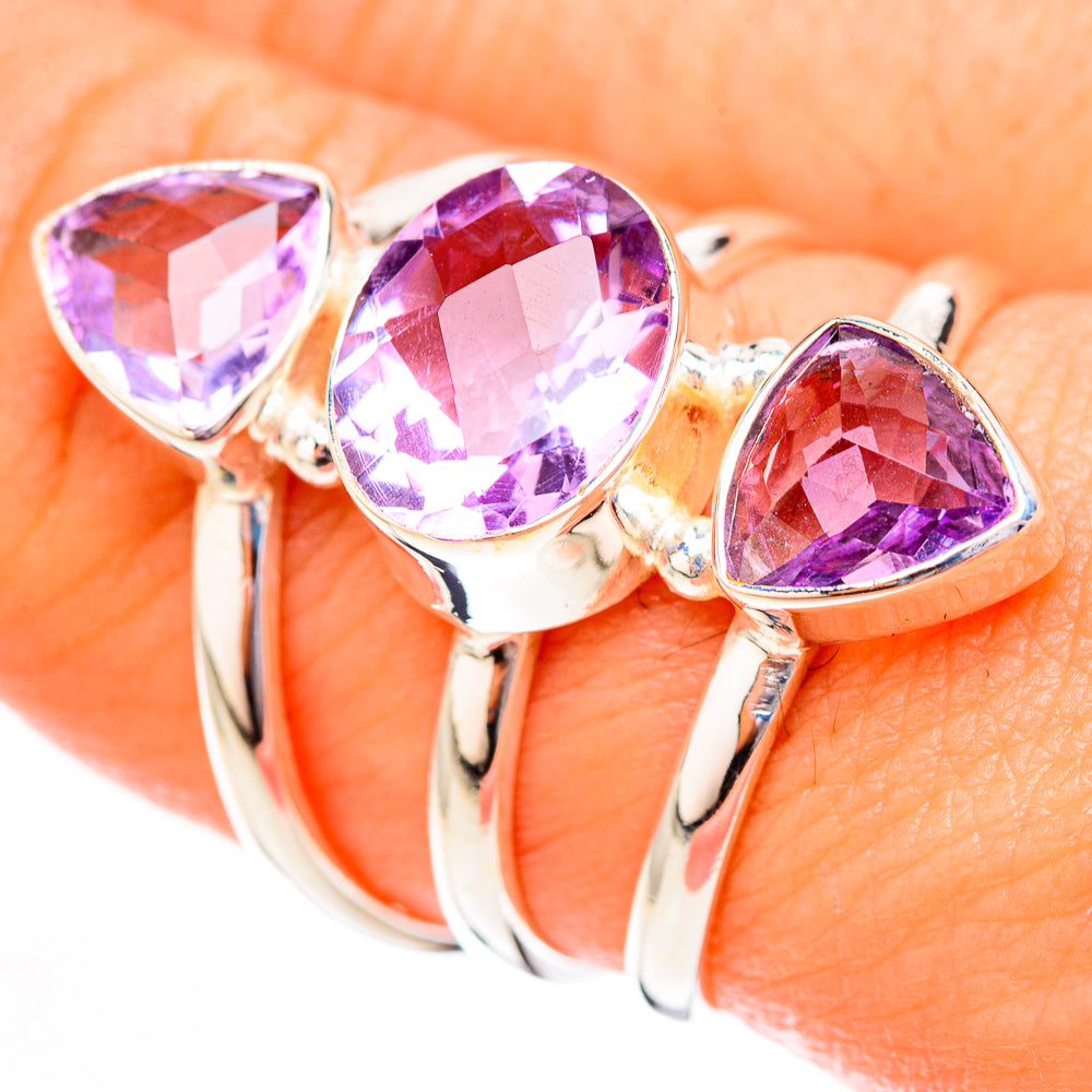 Amethyst Rings handcrafted by Anasilvercos - RING122831
