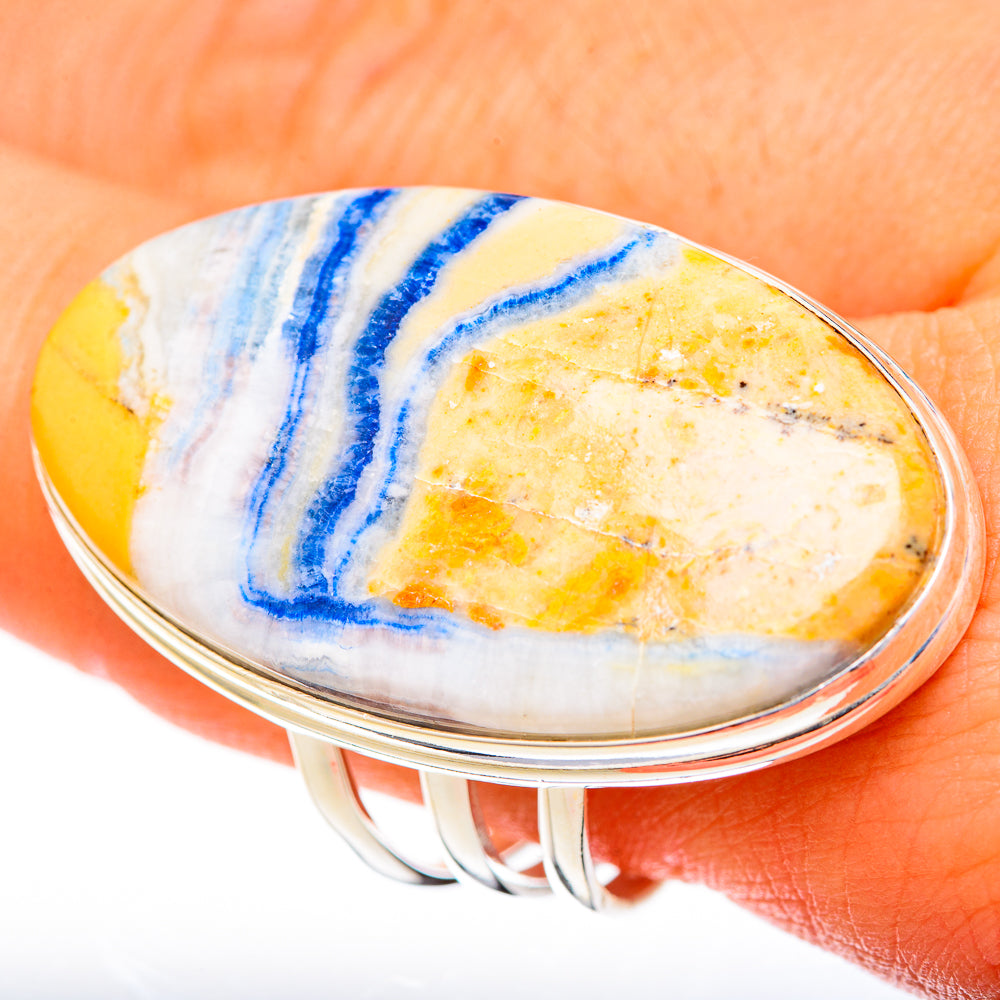 Sodalite Rings handcrafted by Anasilvercos - RING122837