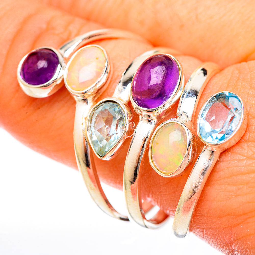 Amethyst Rings handcrafted by Anasilvercos - RING122858