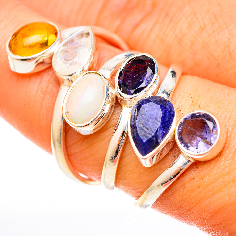 Ethiopian Opal Rings handcrafted by Anasilvercos - RING122859