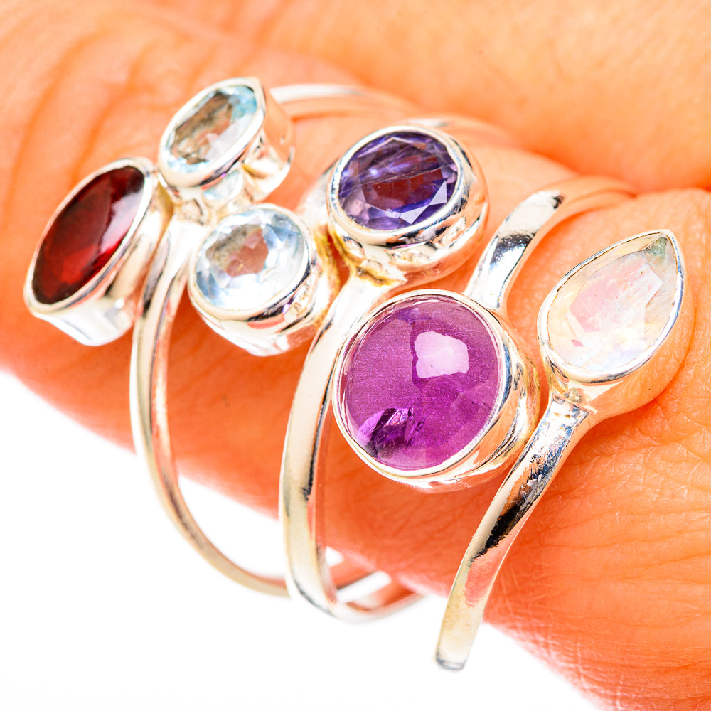 Amethyst Rings handcrafted by Anasilvercos - RING122886