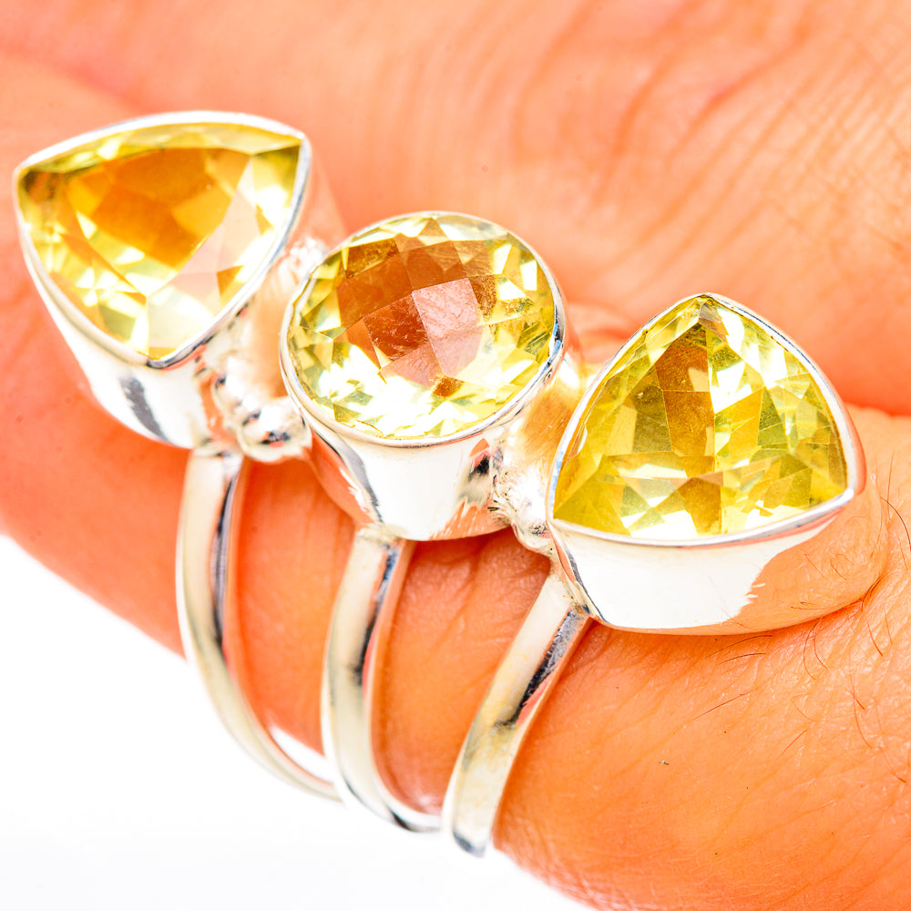 Citrine Rings handcrafted by Anasilvercos - RING122894