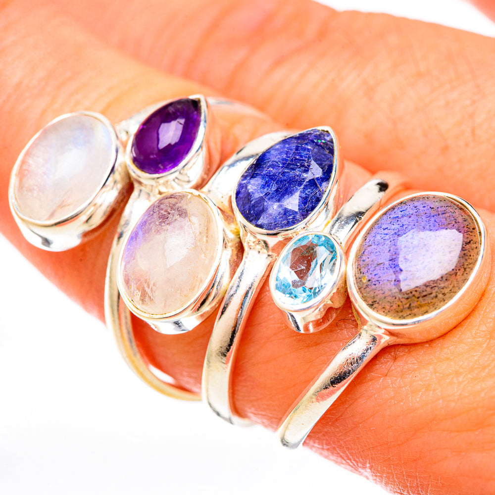 Labradorite Rings handcrafted by Anasilvercos - RING122913