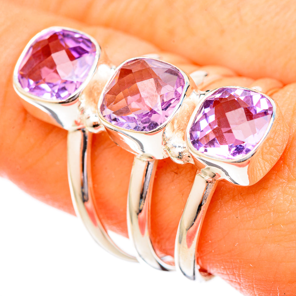 Amethyst Rings handcrafted by Anasilvercos - RING122925