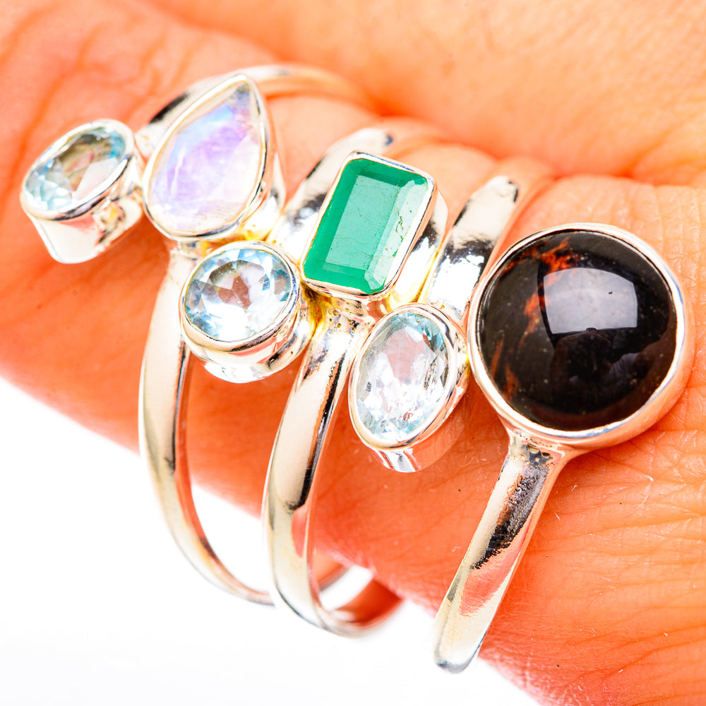 Garnet Rings handcrafted by Anasilvercos - RING122932