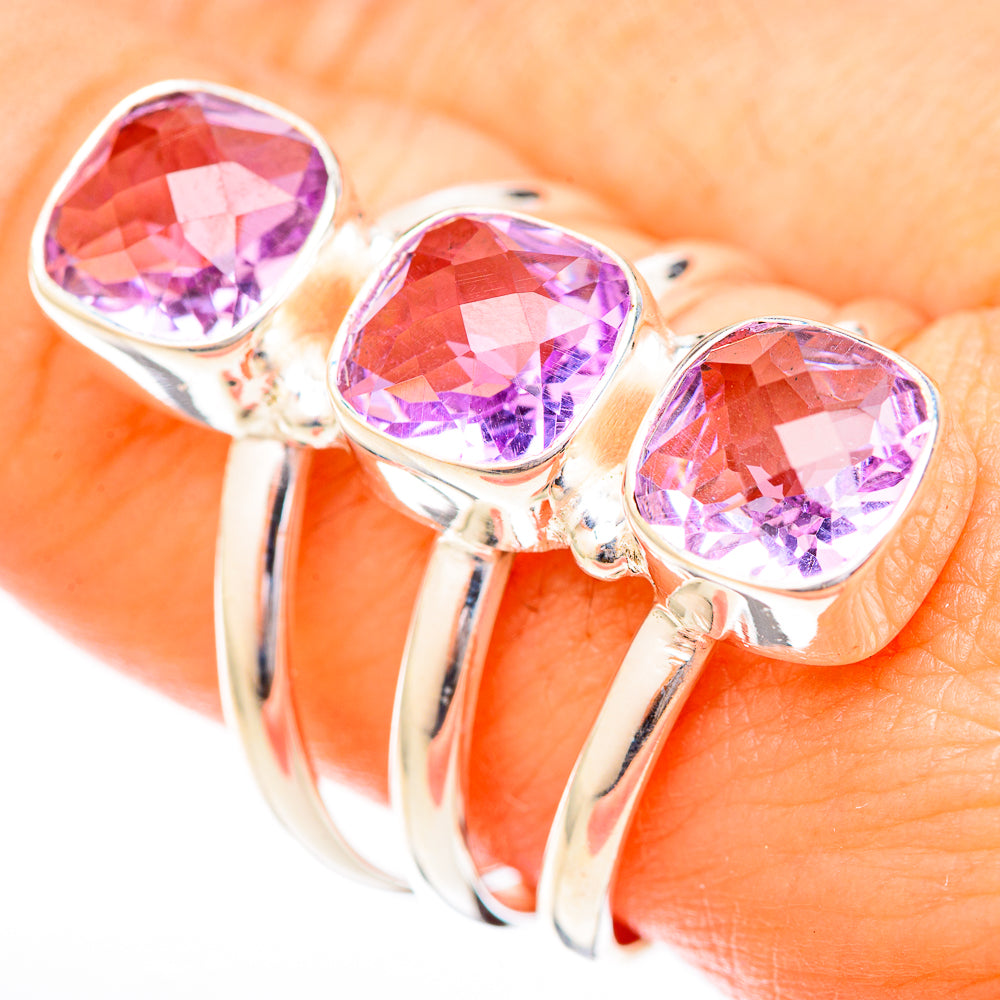 Amethyst Rings handcrafted by Anasilvercos - RING122961