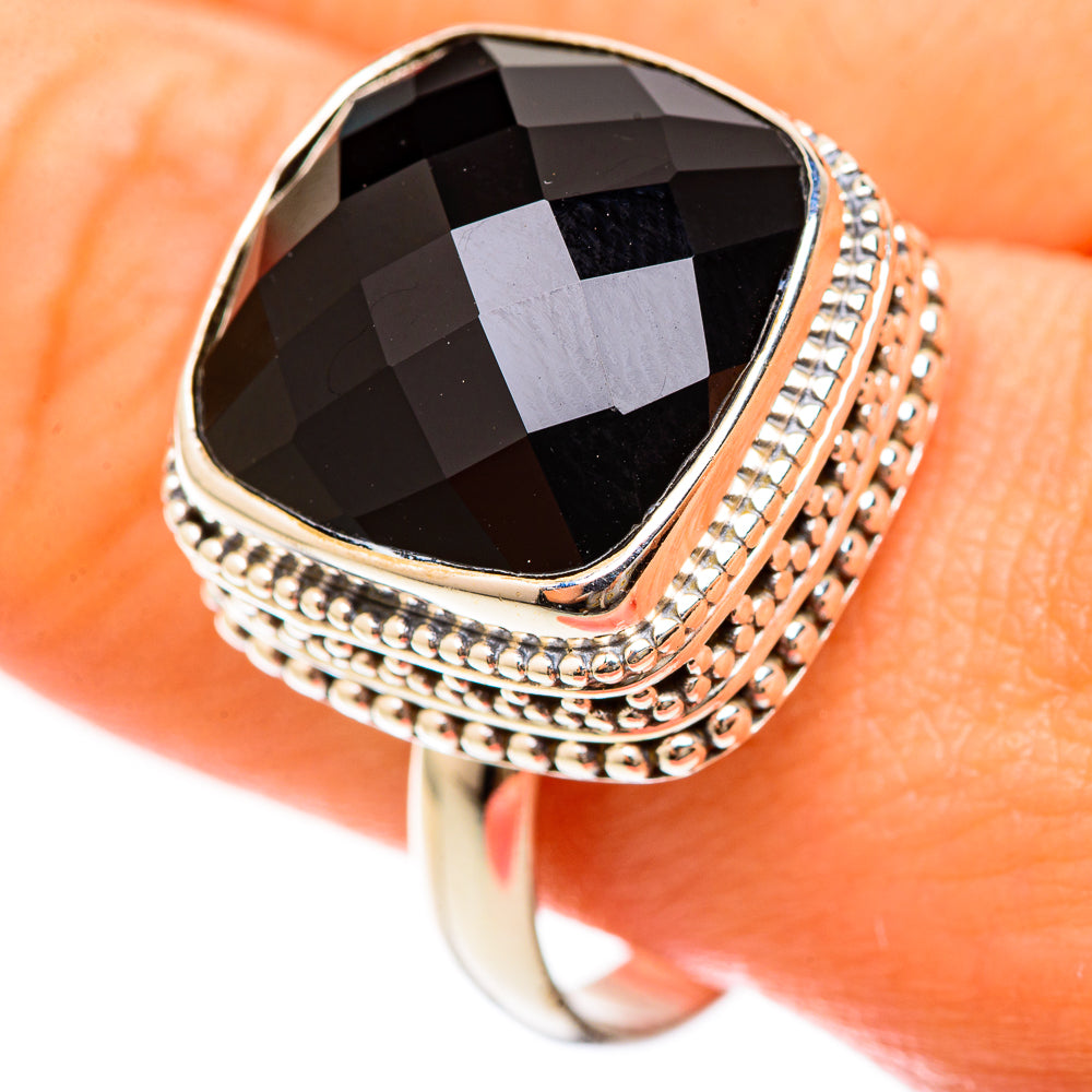 Black Onyx Rings handcrafted by Anasilvercos - RING122988