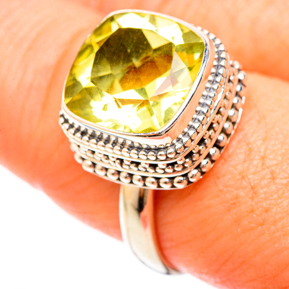 Citrine Rings handcrafted by Anasilvercos - RING122994