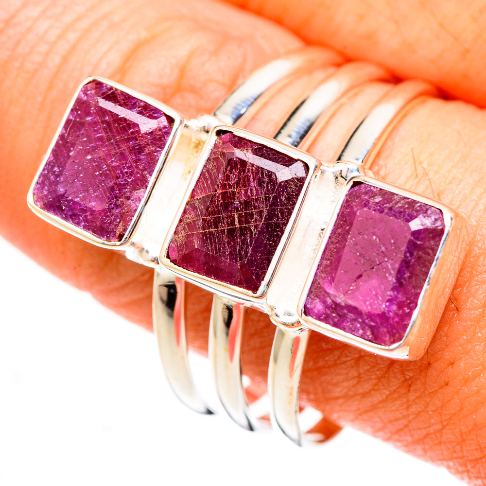 Ruby Rings handcrafted by Anasilvercos - RING123004