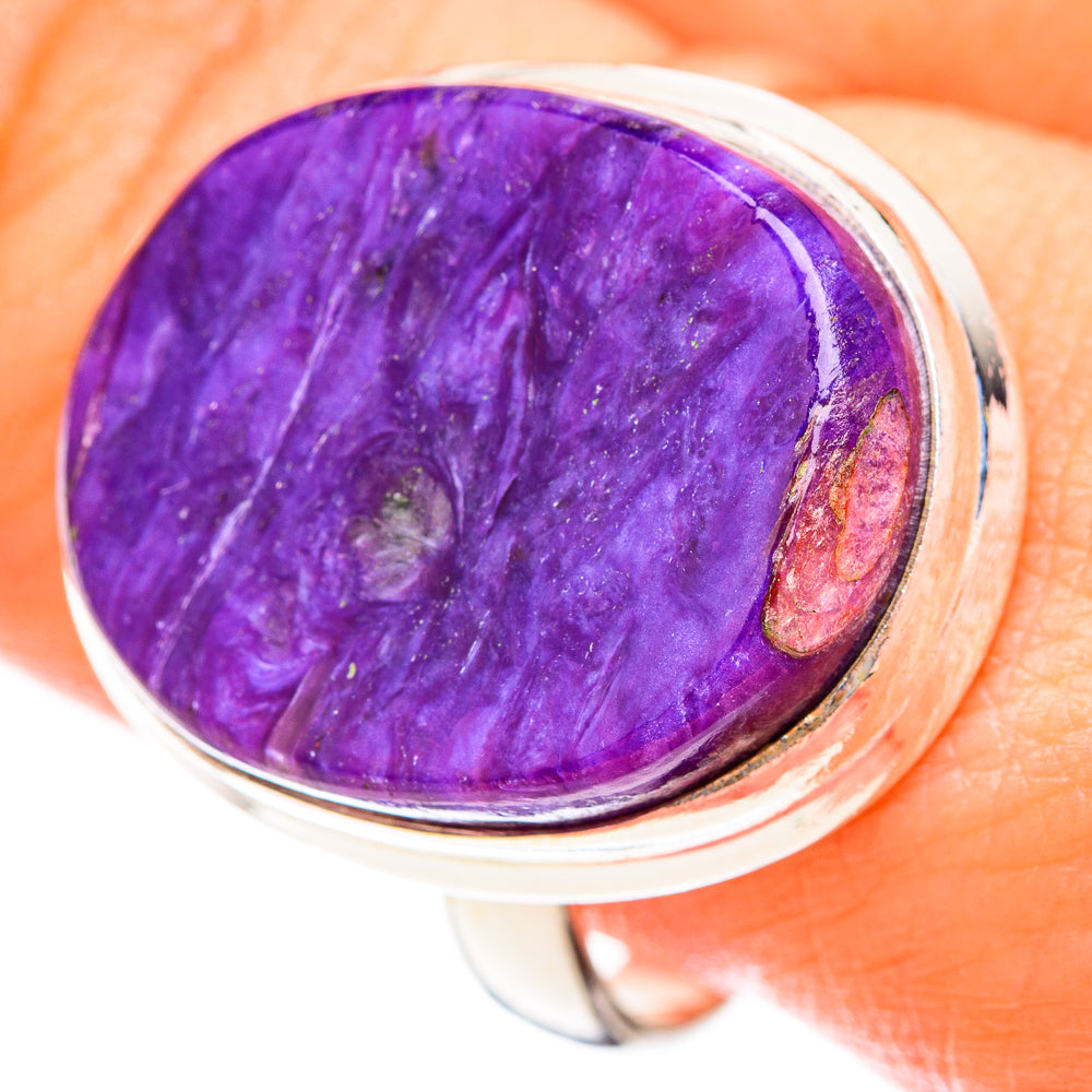 Charoite Rings handcrafted by Anasilvercos - RING123006