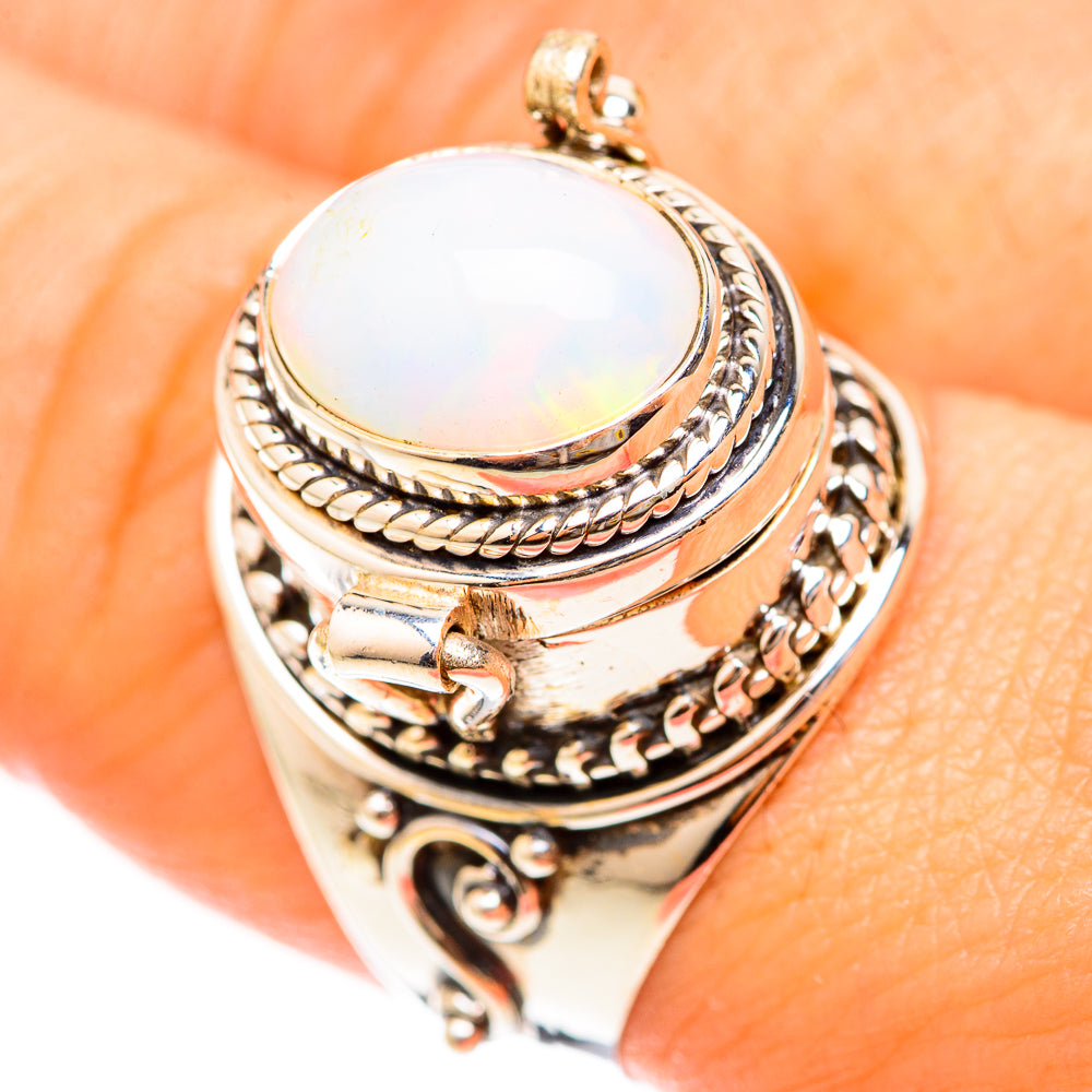 Ethiopian Opal Rings handcrafted by Anasilvercos - RING123011