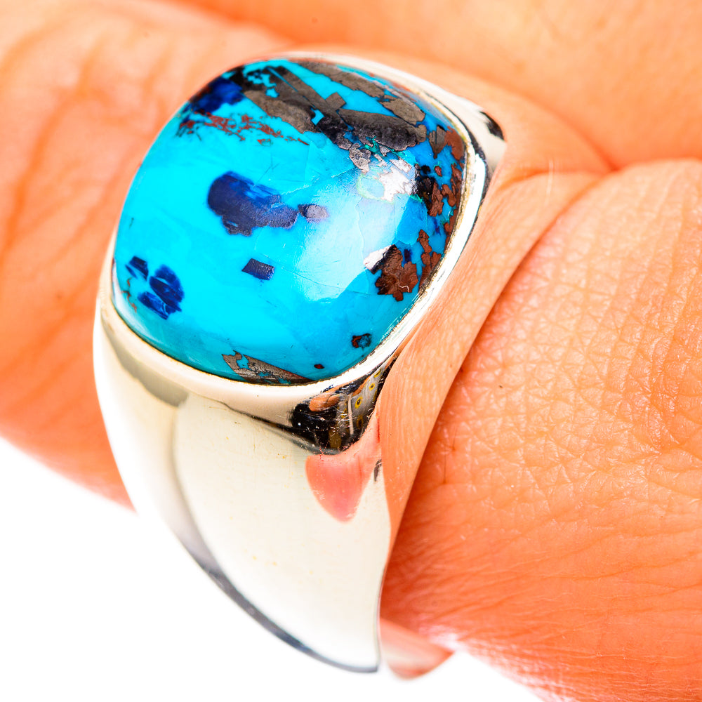 Shattuckite Rings handcrafted by Anasilvercos - RING123018
