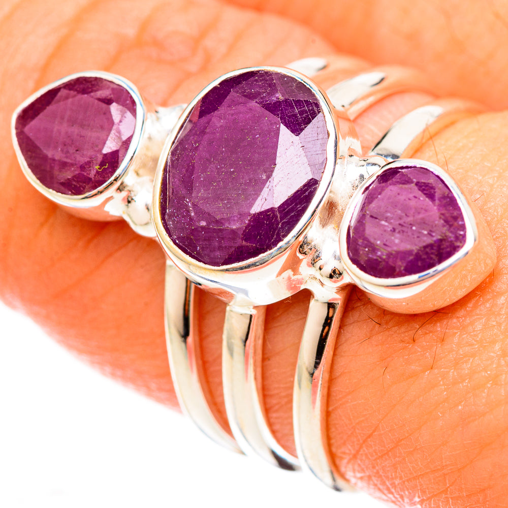 Ruby Rings handcrafted by Anasilvercos - RING123026