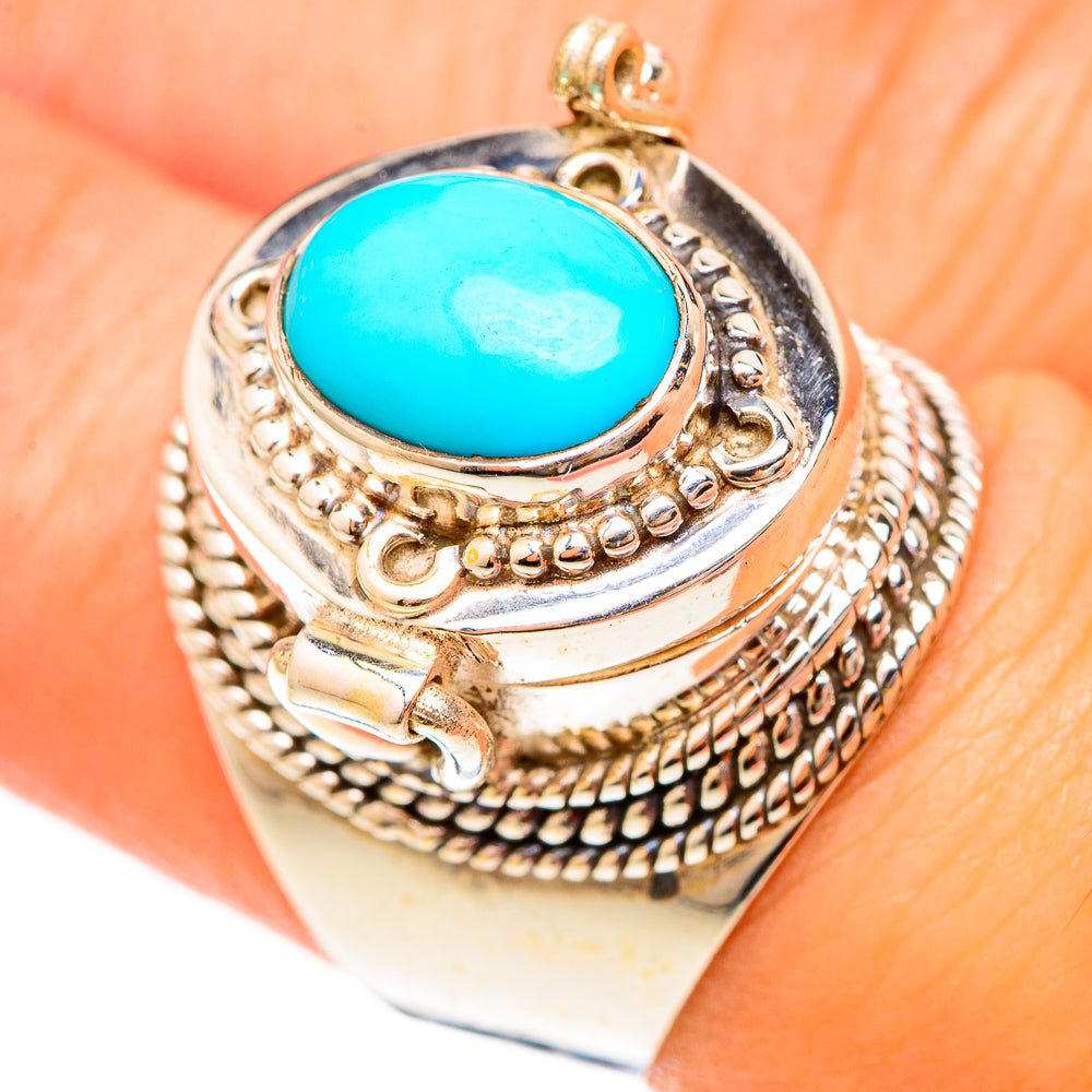 Turquoise Rings handcrafted by Anasilvercos - RING123037