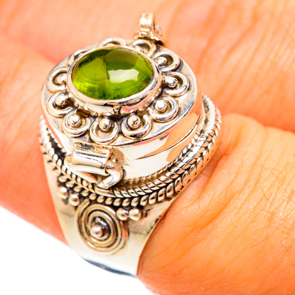 Peridot Rings handcrafted by Anasilvercos - RING123042
