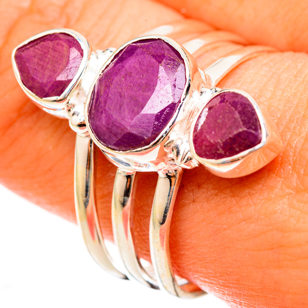 Ruby Rings handcrafted by Anasilvercos - RING123045