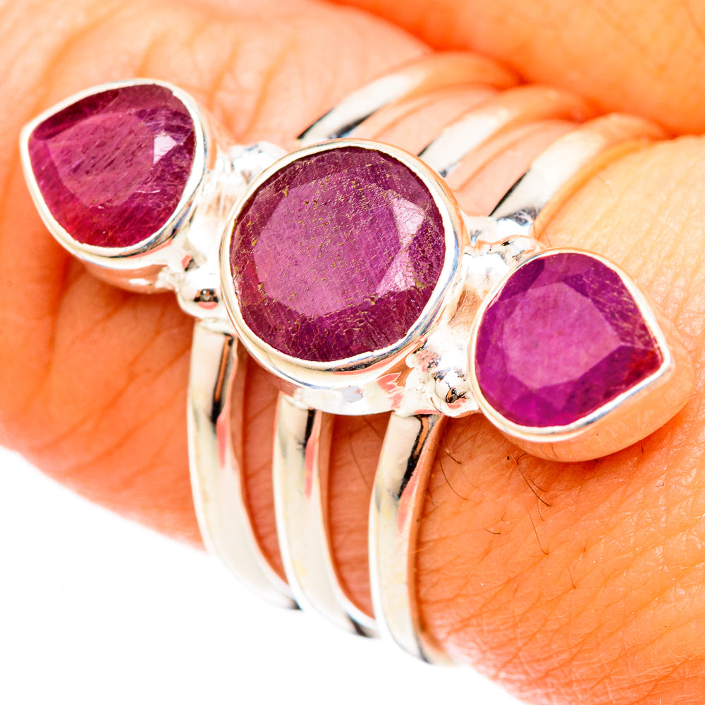 Ruby Rings handcrafted by Anasilvercos - RING123062