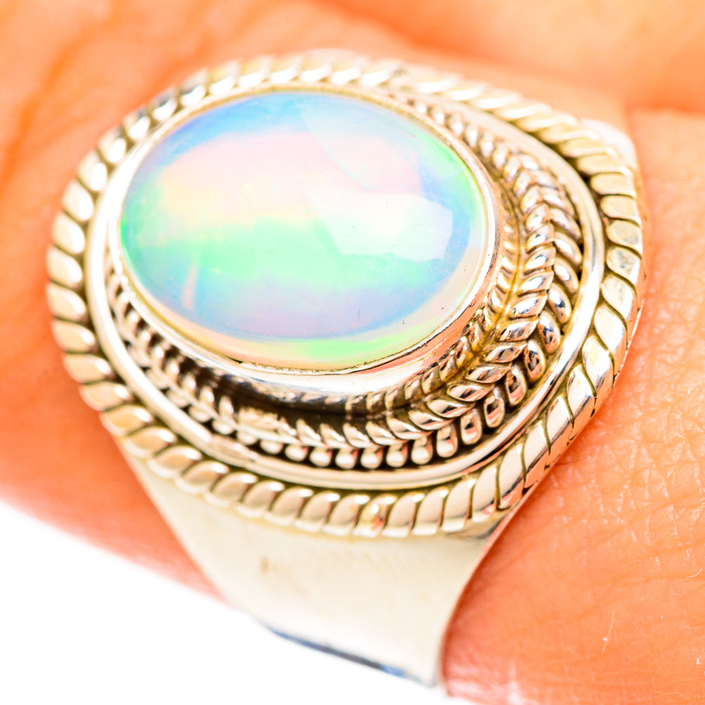 Ethiopian Opal Rings handcrafted by Anasilvercos - RING123087