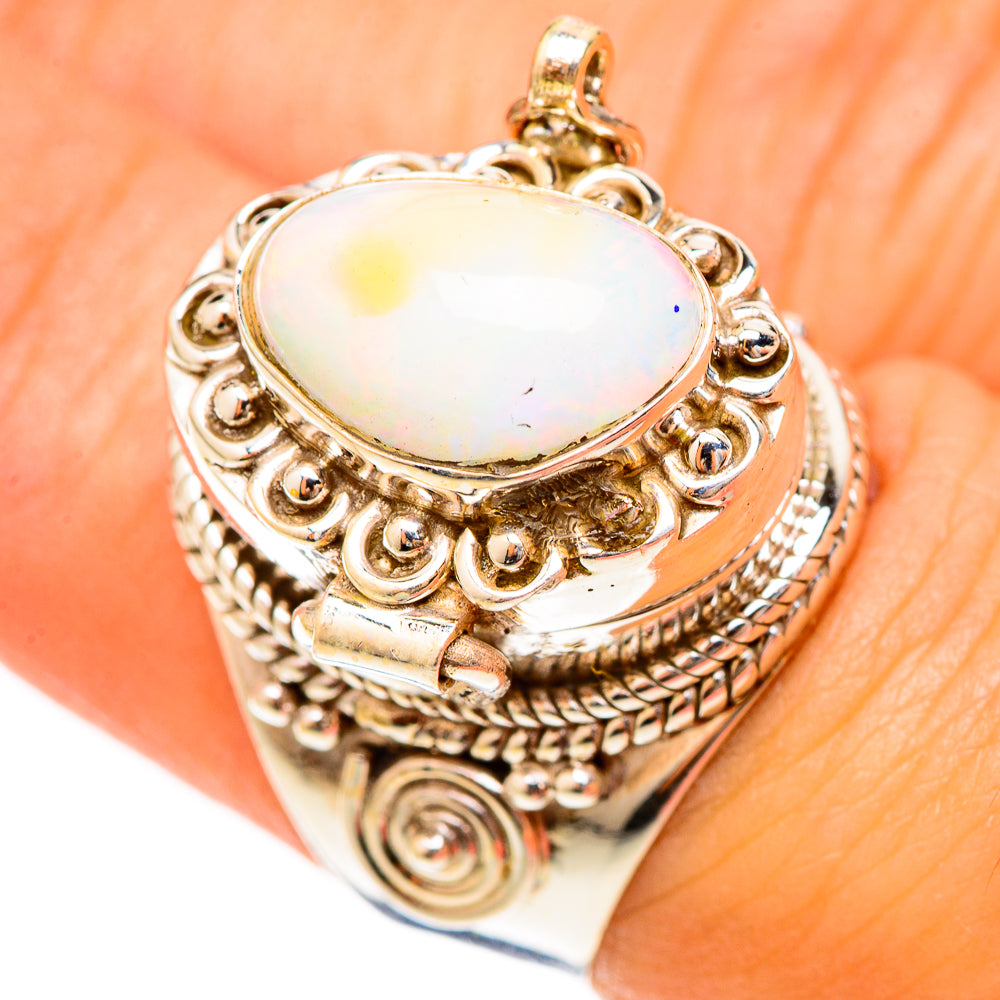 Ethiopian Opal Rings handcrafted by Anasilvercos - RING123104