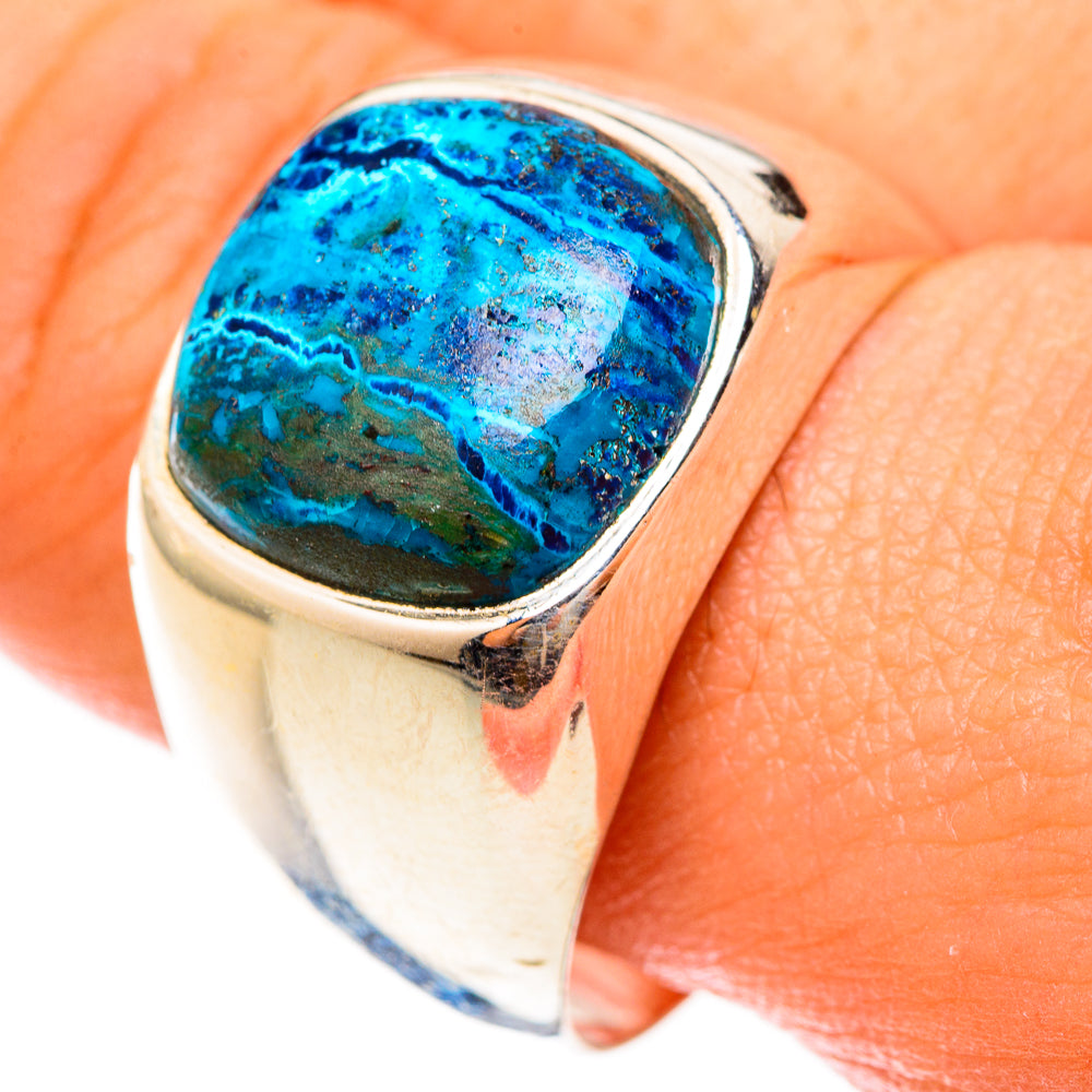 Shattuckite Rings handcrafted by Anasilvercos - RING123141