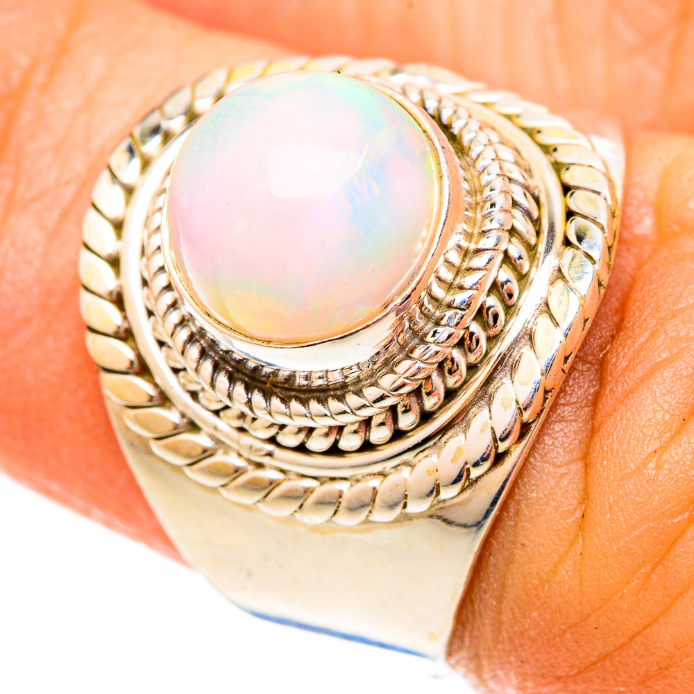 Ethiopian Opal Rings handcrafted by Anasilvercos - RING123169