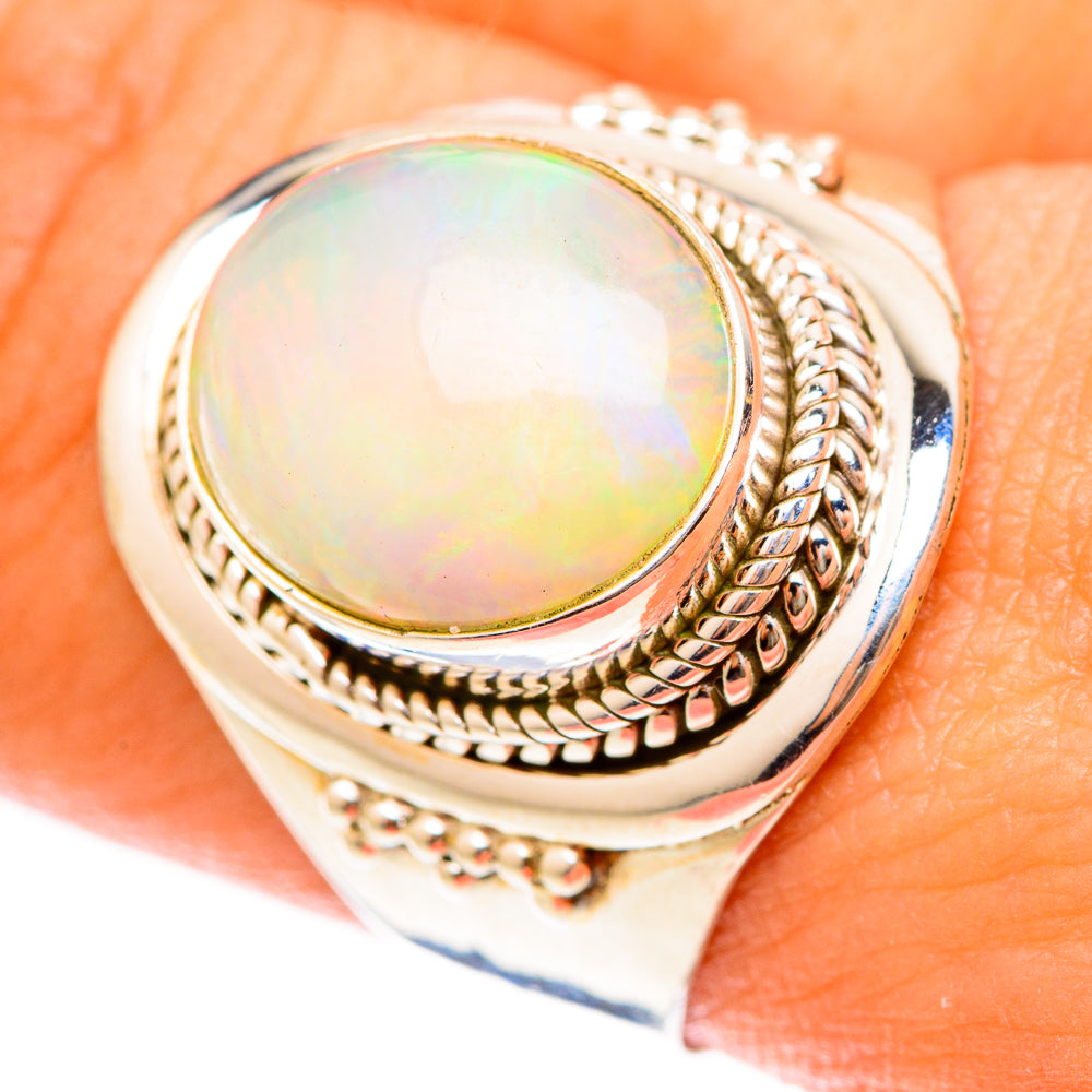 Ethiopian Opal Rings handcrafted by Anasilvercos - RING123170