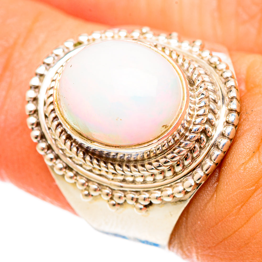 Ethiopian Opal Rings handcrafted by Anasilvercos - RING123187