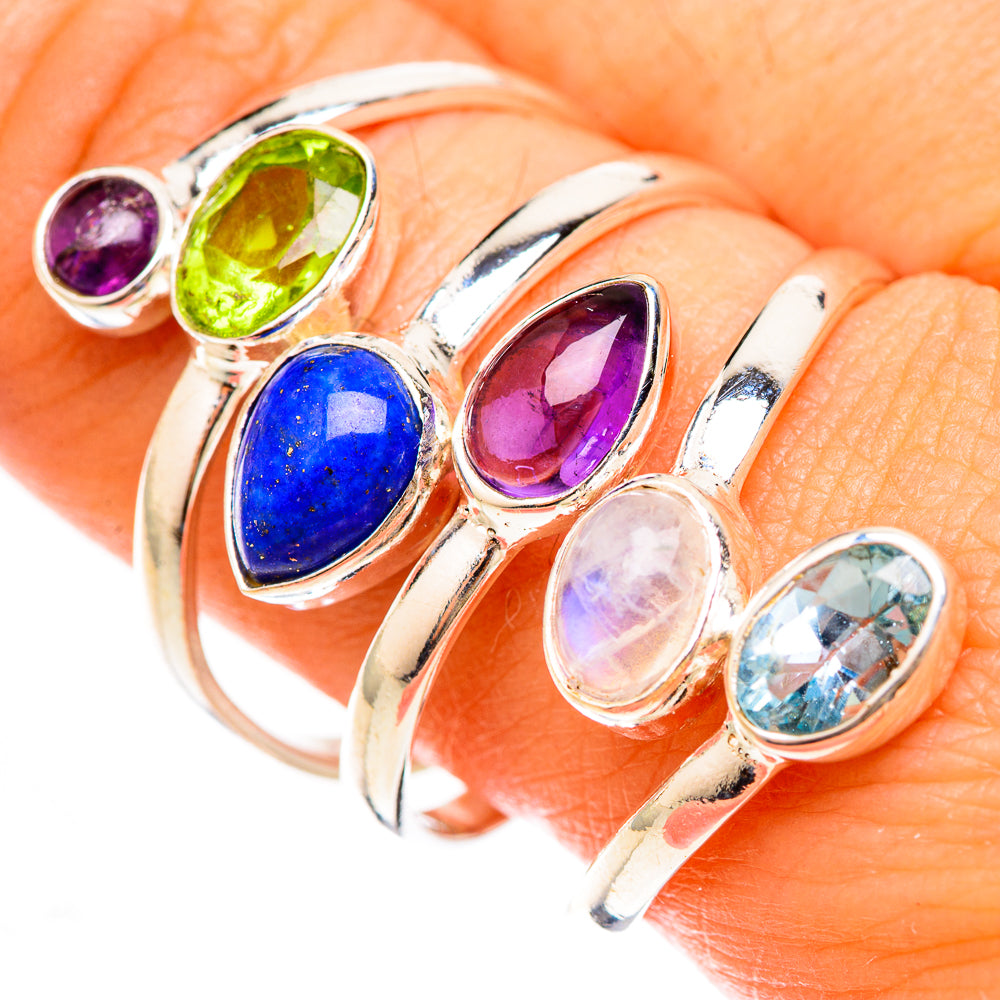 Lapis Lazuli Rings handcrafted by Anasilvercos - RING123240