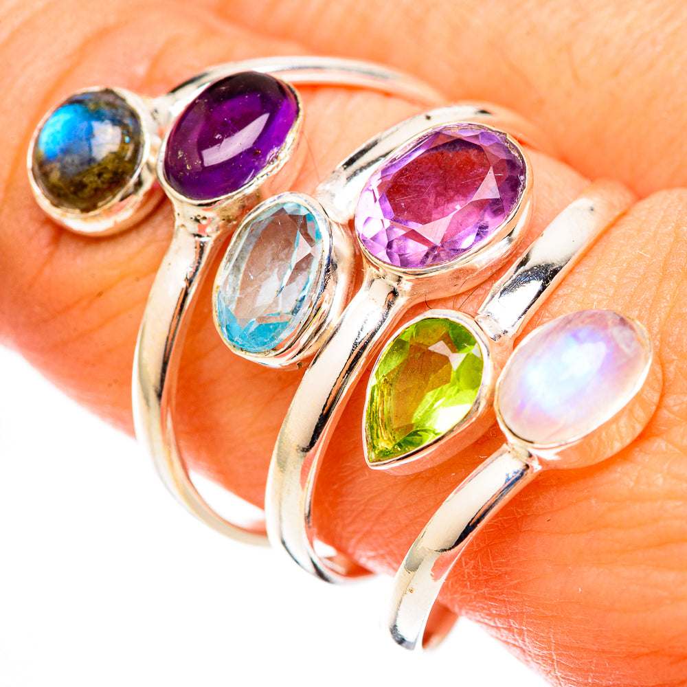 Amethyst Rings handcrafted by Anasilvercos - RING123257