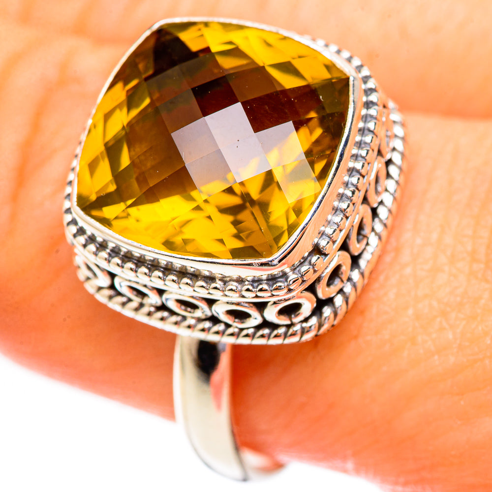 Citrine Rings handcrafted by Anasilvercos - RING123291