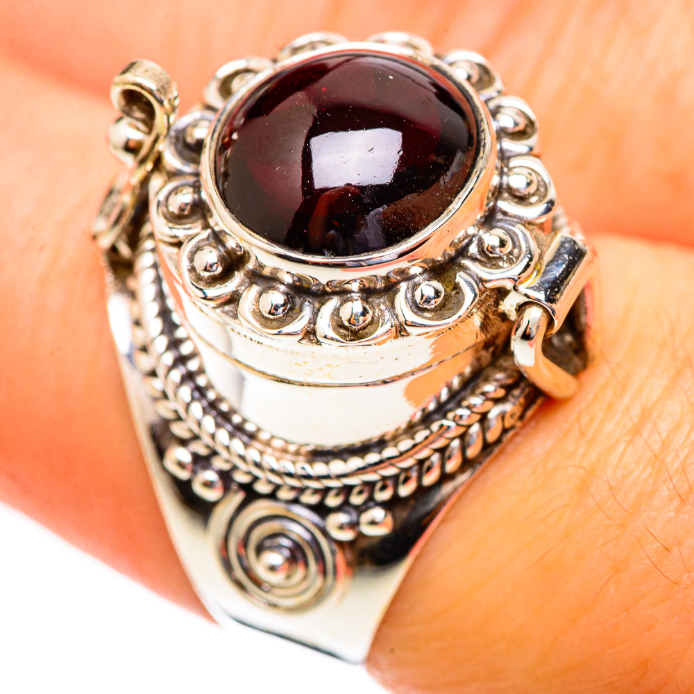 Garnet Rings handcrafted by Anasilvercos - RING123296
