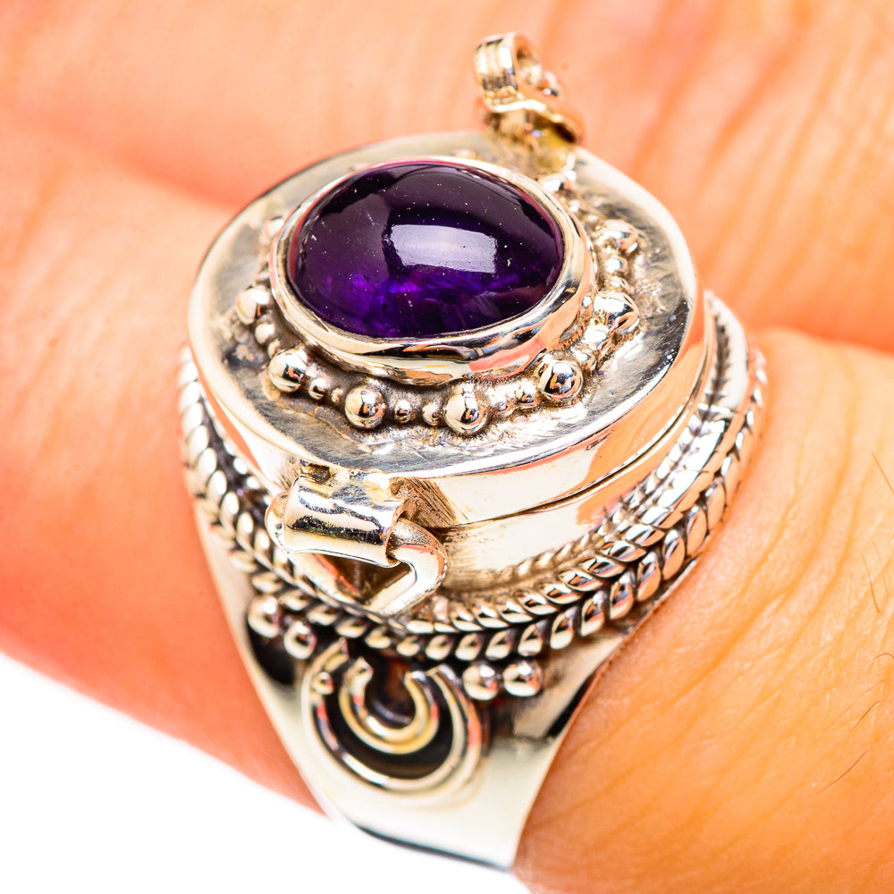 Amethyst Rings handcrafted by Anasilvercos - RING123318