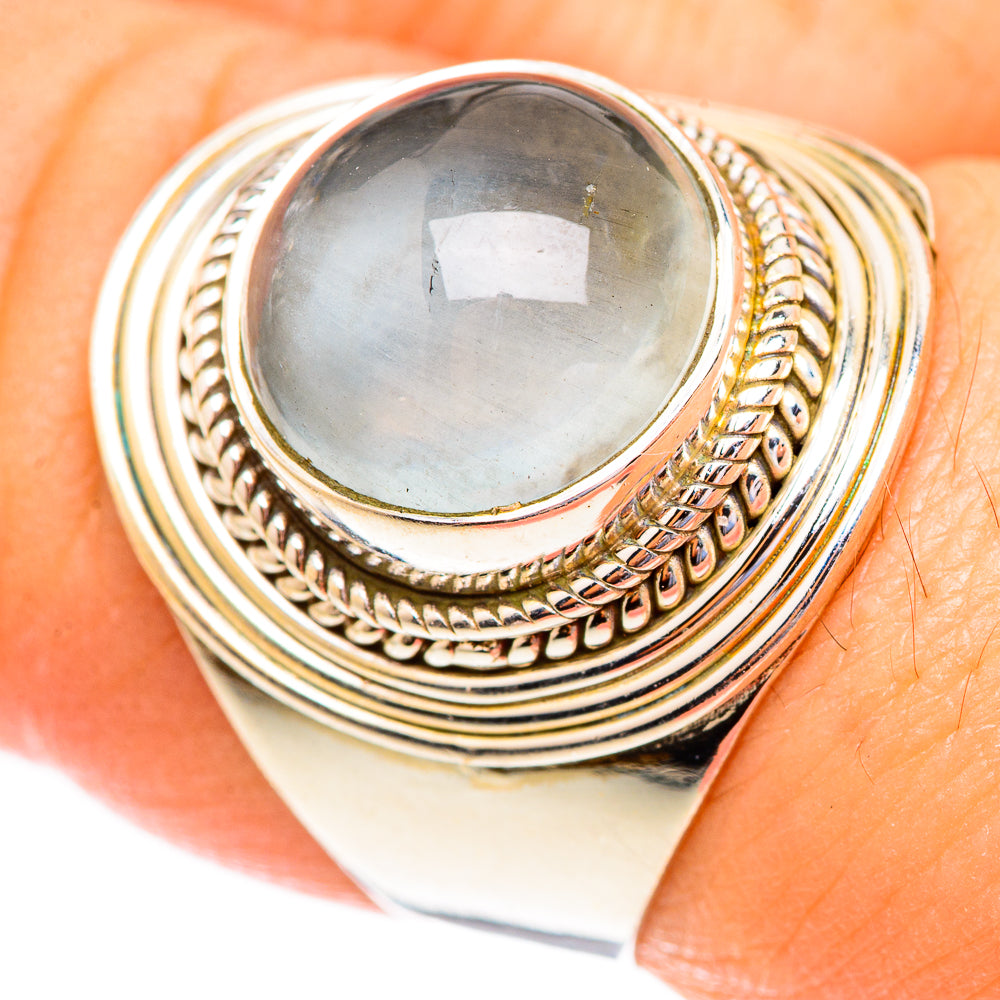 Aquamarine Rings handcrafted by Anasilvercos - RING123326