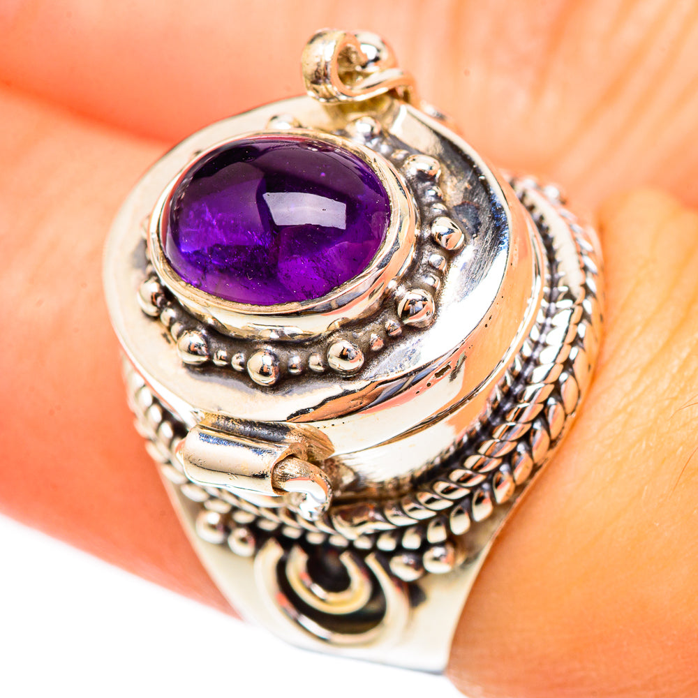 Amethyst Rings handcrafted by Anasilvercos - RING123376